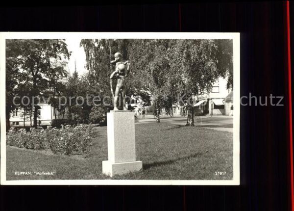 Klippan Möllesäck Denkmal Skulptur