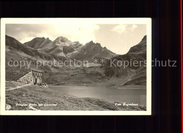 Douglashuette Berghütte am Lünersee Bergsee