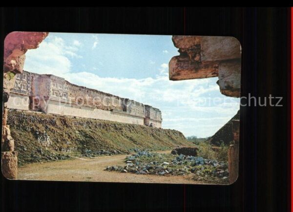 Uxmal Yucatan Palacio del Gobernador Zona Arqueologic