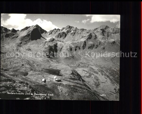 Kappl Tirol Niederelbehütte Schutzhütte Verwallgrup