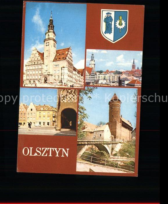 Olsztyn Allenstein Rathaus Altstadt Burg Turm Wappen