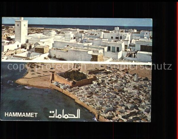 Hammamet Blick über die Stadt Fliegeraufnahme