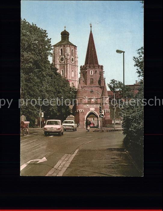 Ingolstadt Donau Kreuztor und Liebfrauenmünster