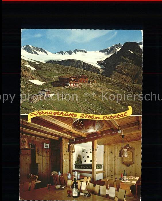 Vernagthuette Berggasthof Schutzhütte Vernagtferner Ö