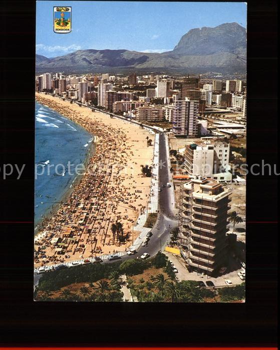 Benidorm Playa Levante Hochhäuser Hotel Strand