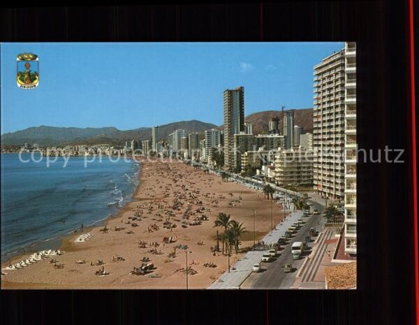 Benidorm Playa Levante Hochhäuser Hotel Strand