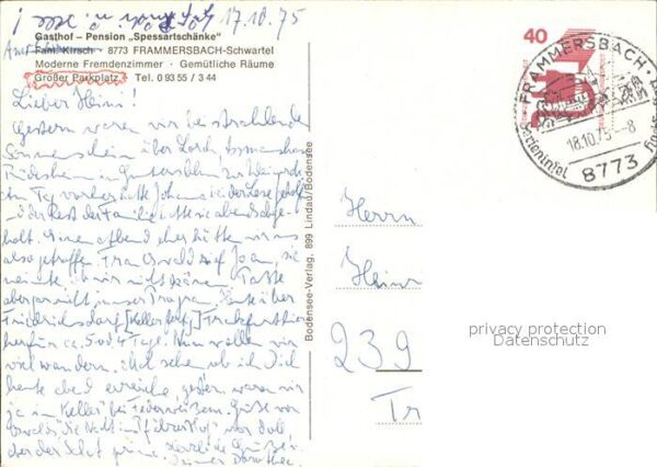 Schwartel Gasthof Pension Spessartsch?nke – Bild 2
