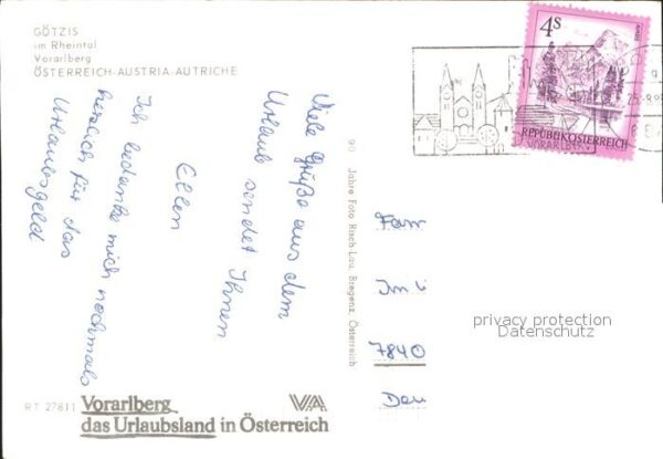 Goetzis Vorarlberg Panorama Rheintal Kirche Schwimmbad Alp – Bild 2