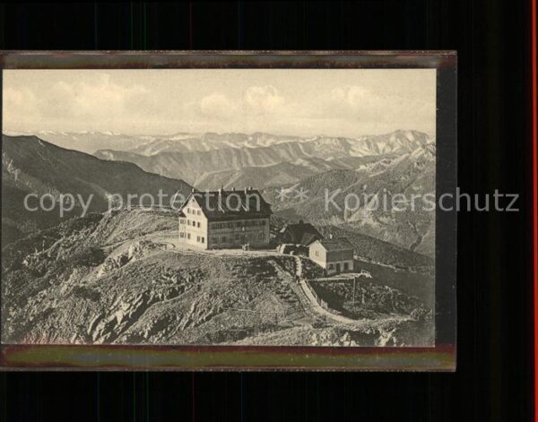 Rotwandhaus Schutzhaus Bayerische Voralpen Alpenpan