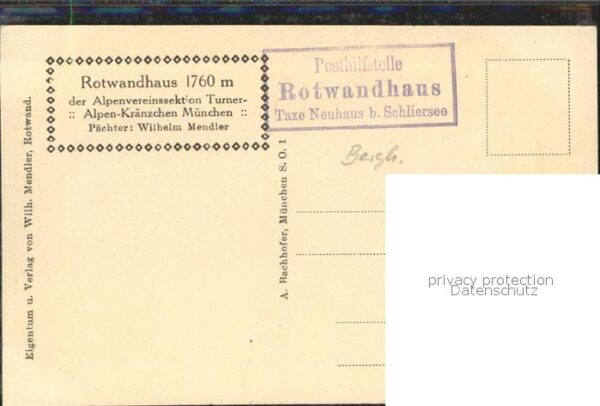 Rotwandhaus Schutzhaus Bayerische Voralpen Alpenpan – Bild 2