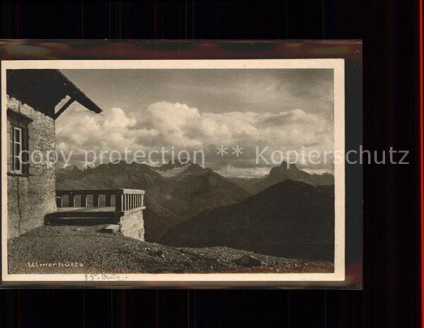Ulmerhuette gegen Pateriol Kuchenspitze Saumspitze