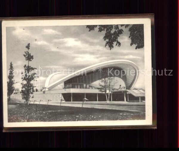 Gebaeude und Architektur Kongresshalle Berlin Architekt H. Stubb