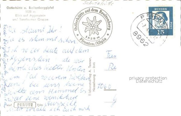 Ostlerhuette Berggasthaus Breitenberg Gipfelkreuz Ag – Bild 2