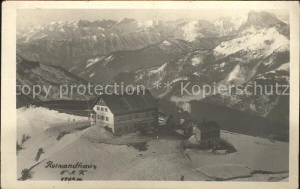 Rotwandhaus Schutzhaus Bayerische Voralpen Alpenpan