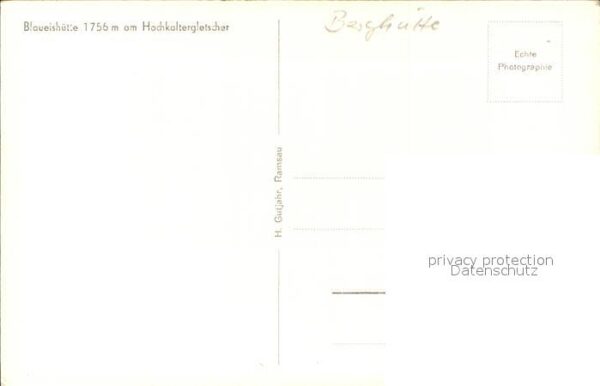 Blaueishuette Berchtesgaden Schutzhaus am Hochkaltergletscher Berch – Bild 2
