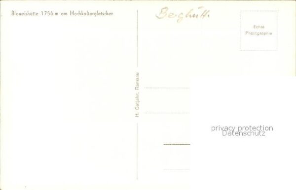 Blaueishuette Berchtesgaden Schutzhaus am Hochkaltergletscher Berch – Bild 2