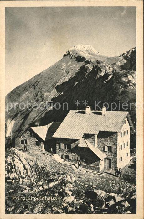 Prinz Luitpold Haus am Hochvogel Schutzhütte Allgäuer Alpen