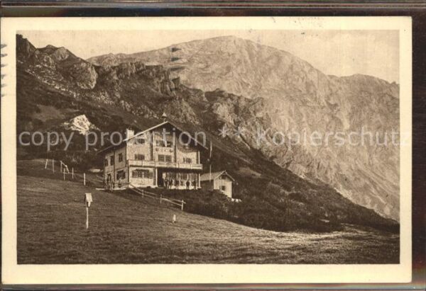 Carl von Stahl Haus Schutzhaus Alpenverein Berghütte Bercht