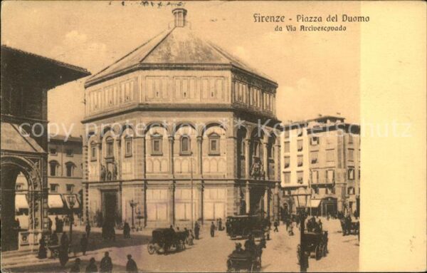 Firenze Florenz Piazza del Duomo