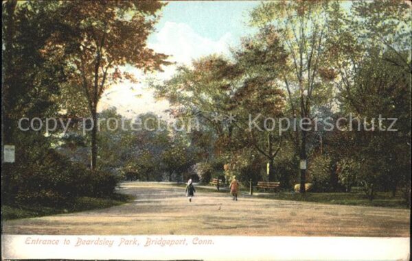 Bridgeport Connecticut Entrance to Beardsley Park