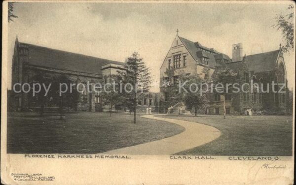 Cleveland Ohio Florence Harkness Memorial Clark Hall
