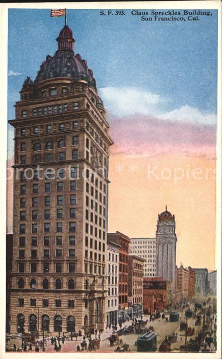 San Francisco California Claus Spreckles Building