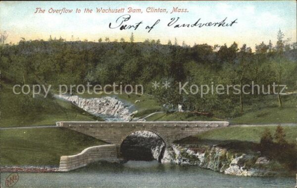Clinton Massachusetts The Overflow to the Wachusett Dam