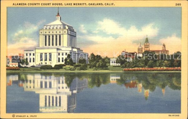 Oakland California Alameda Country Court House Lake Merrit
