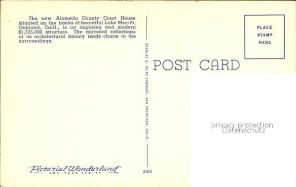 Oakland California Alameda Country Court House Lake Merrit – Bild 2