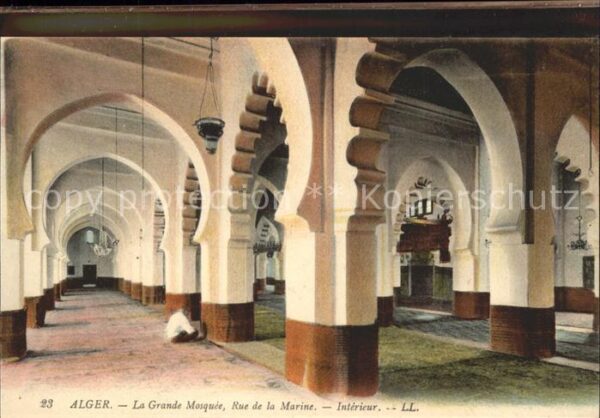 Alger Algerien La Grande Mosquee de la Marine