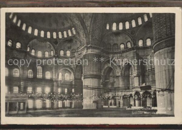 Istanbul Constantinopel Sultan Ahmet Moschee