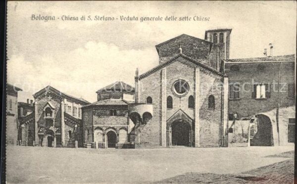 Bologna Chiesa di S.Stefano-Veduta generale del