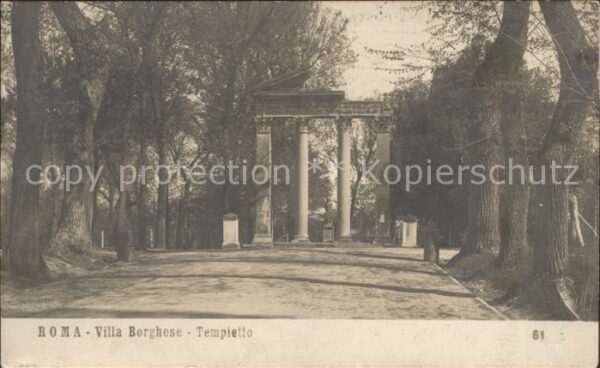 Rom Roma Villa Borghese - Tempietto