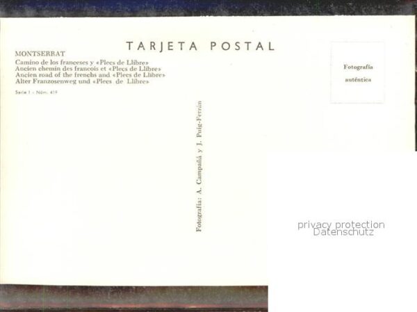 Monistrol de Montserrat Cataluna Alter Franzosenweg u.Plecs de Llibre – Bild 2