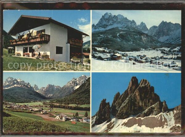 Sexten Sesto Suedtirol mit Haus Holzer