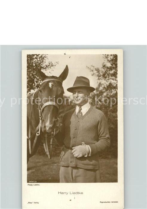 Persoenlichkeiten Harry Liedtke Pferd