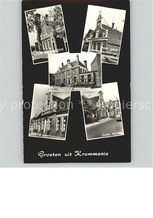 Krommenie Bibliotheek Oude Gevel Zaanse Gevel