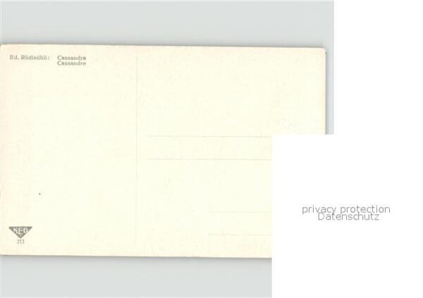 Kuenstlerkarte Rüdisühli Cassandra – Bild 2