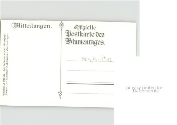 Adel Wuerttemberg Königspaar Silberhochzeit Blumen Künstl – Bild 2
