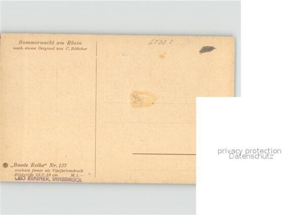 Boettcher C. Nr.137 Sommernacht – Bild 2