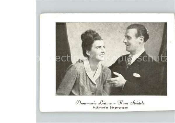 Gesang Musik Annemarie Leitner Hans Steidele