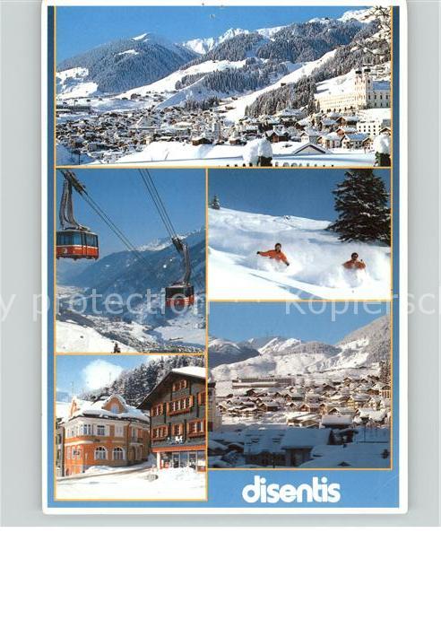 Seilbahn Disentis Ski Schnee
