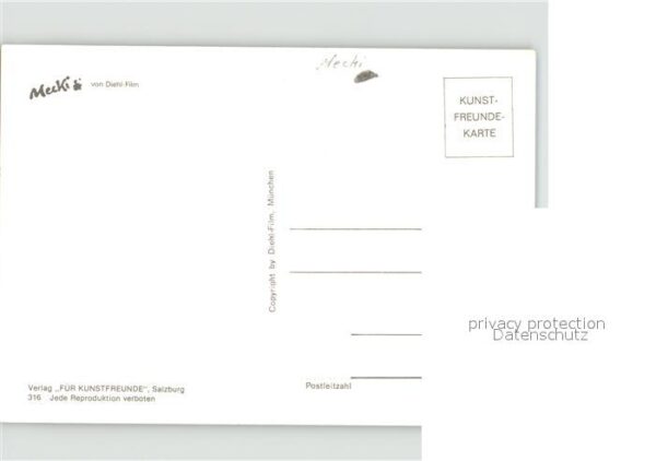 Mecki Nr. 316 Igel vermenschlicht Brief – Bild 2