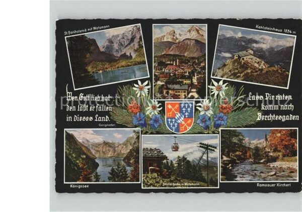 Berchtesgaden Wappen Königssee Schwebebahn Kehlsteinh