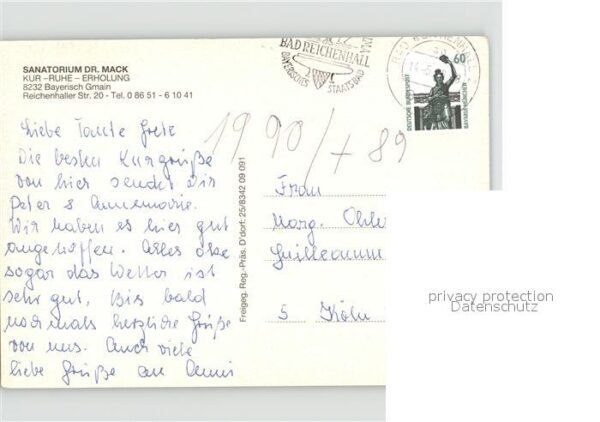 Bayerisch Gmain Sanatorium Dr. Mack – Bild 2