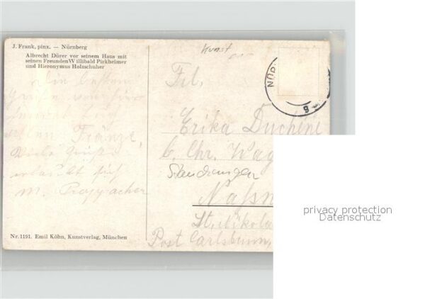 Duerer Albrecht Nuernberg J. Frank Nr. 1191 Willibald Pirkheimer – Bild 2