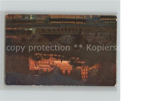 Heidelberg Neckar Schloss beleuchtet