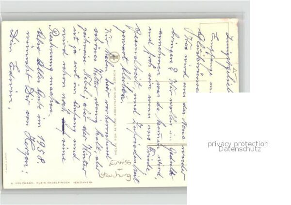 Kuenstlerkarte Holzmann A. Enzianen – Bild 2