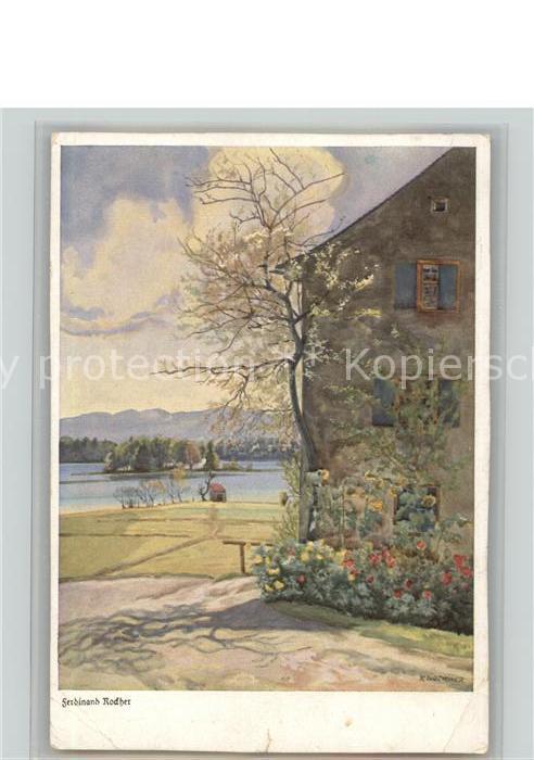 Kuenstlerkarte Ferdinand Rodher Nr.9926