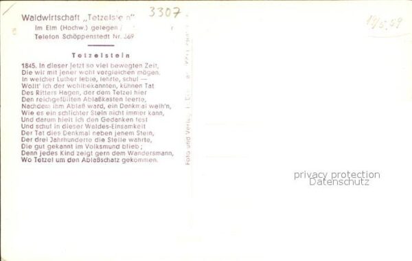 Schoeppenstedt Tetzelstein – Bild 2